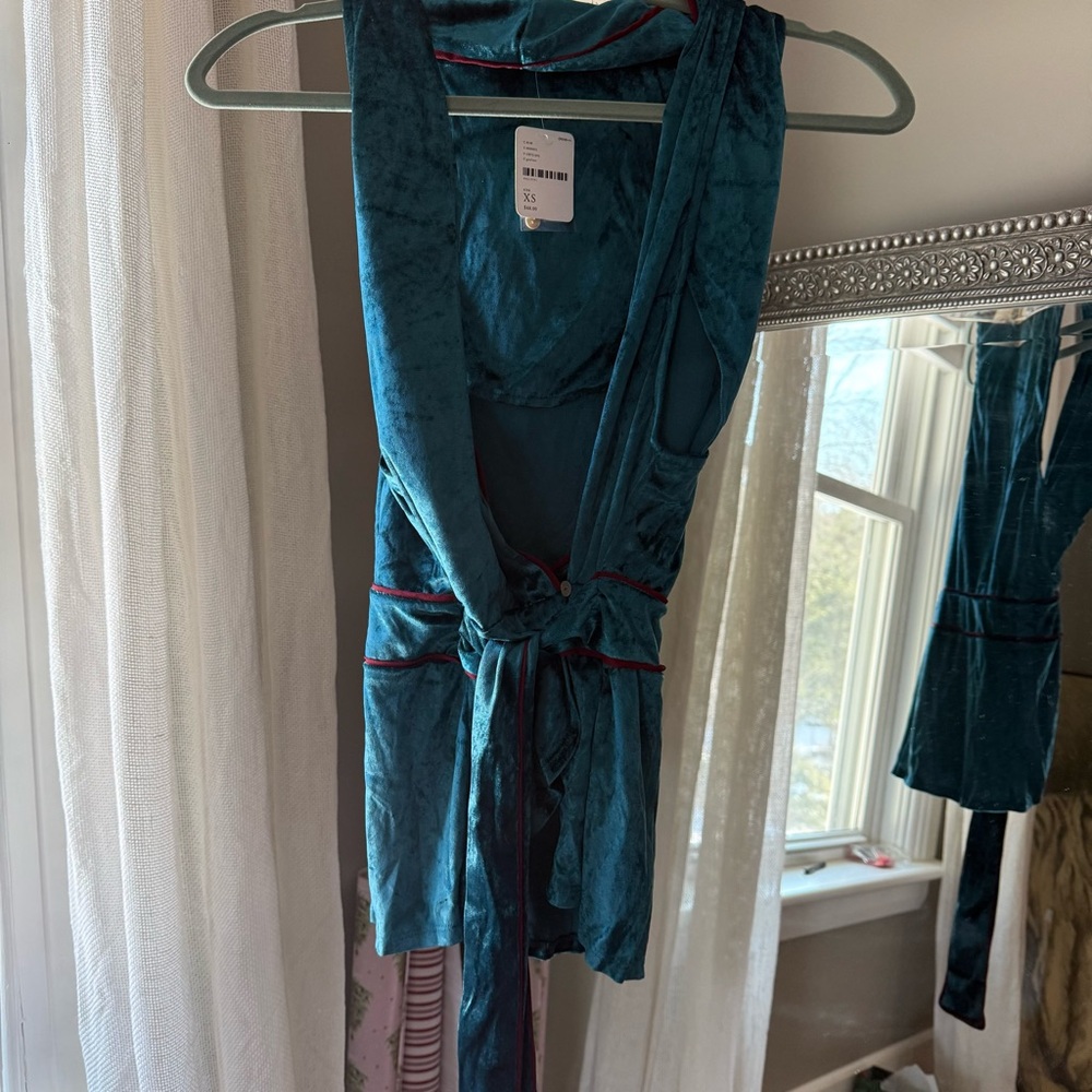 Free People velvet like vest top - Picture 10 of 12